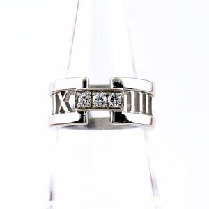 Tiffany & Co Atlas Ring Pave Diamond